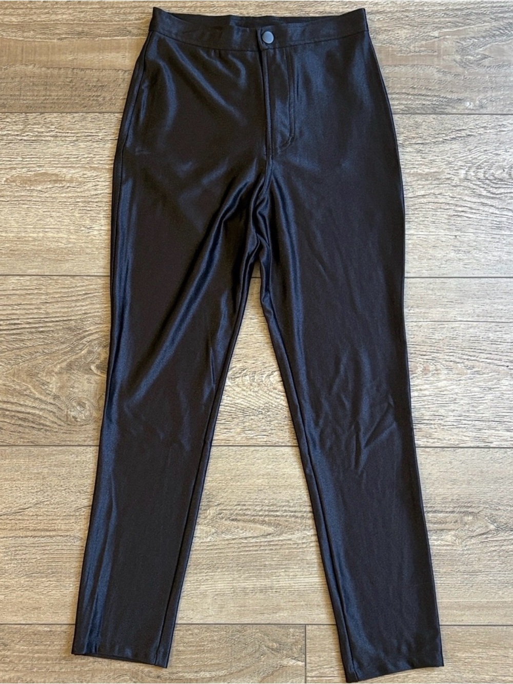 Iconic Indie Sleaze American Apparel Black High Waisted Disco Pants Leggings